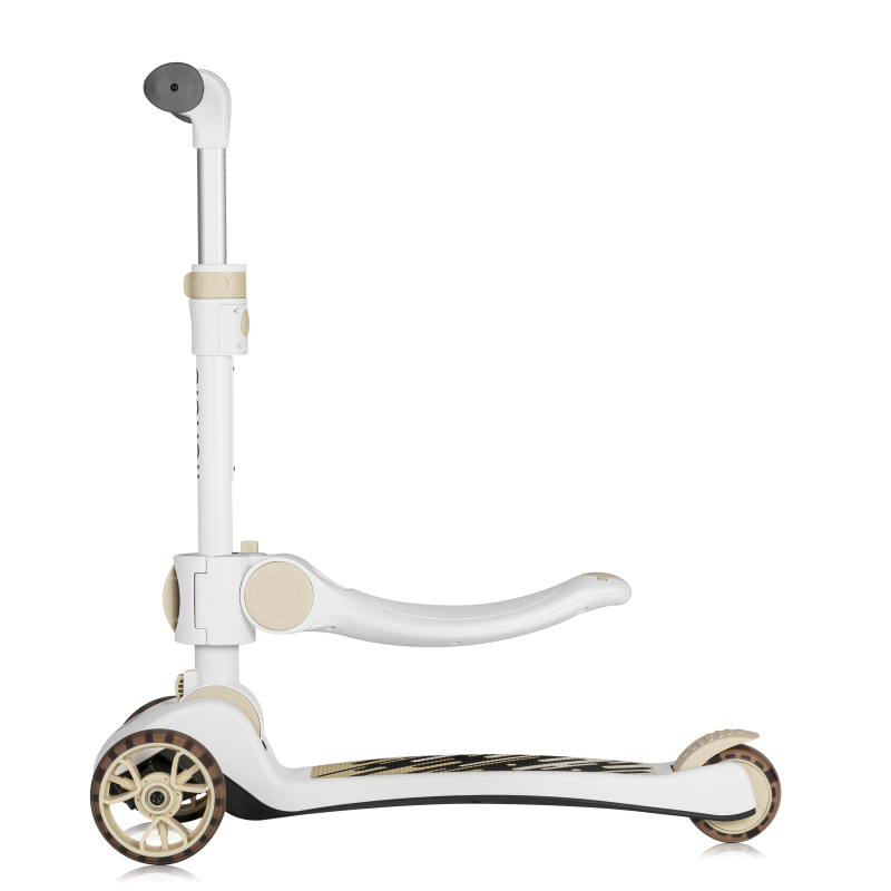 lionelo Franky Beige Latte — Patinete de equilibrio 2 en 1