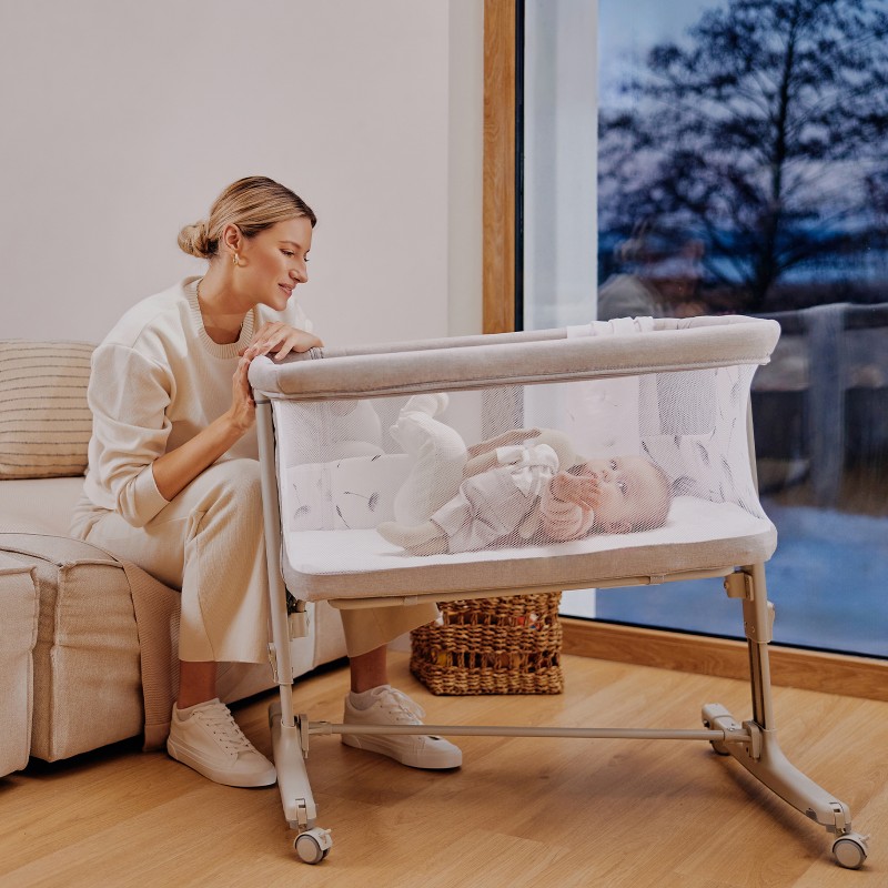 Lionelo Aurora Beige Sand —  Cuna 3en1