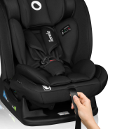 Lionelo Izzy i-Size Black Carbon — Silla de coche