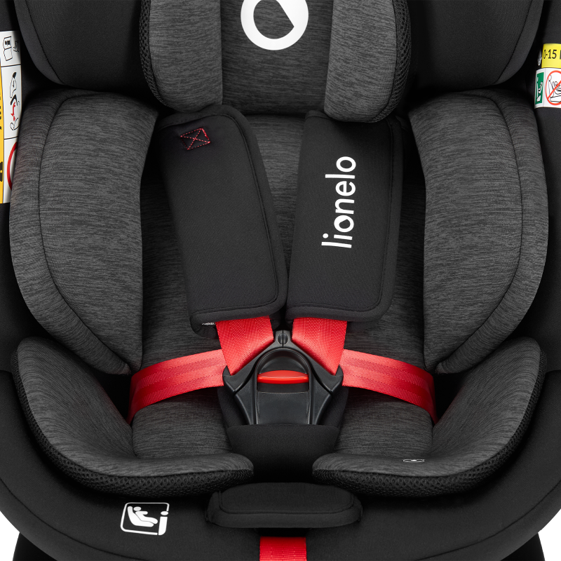 Lionelo Navy i-Size Black Red— silla de coche