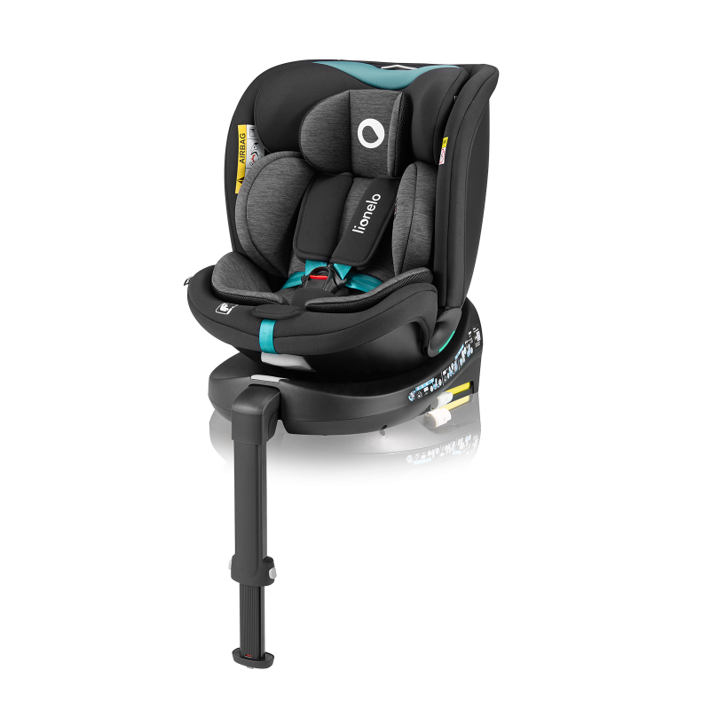 Lionelo Navy i-Size Black Turquoise — silla de coche