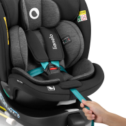 Lionelo Navy i-Size Black Turquoise — silla de coche