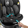 Lionelo Navy i-Size Black Turquoise — silla de coche