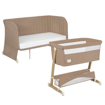 Lionelo Thomi Plus 5 en 1 Beige Carmel — Cuna 5 en 1