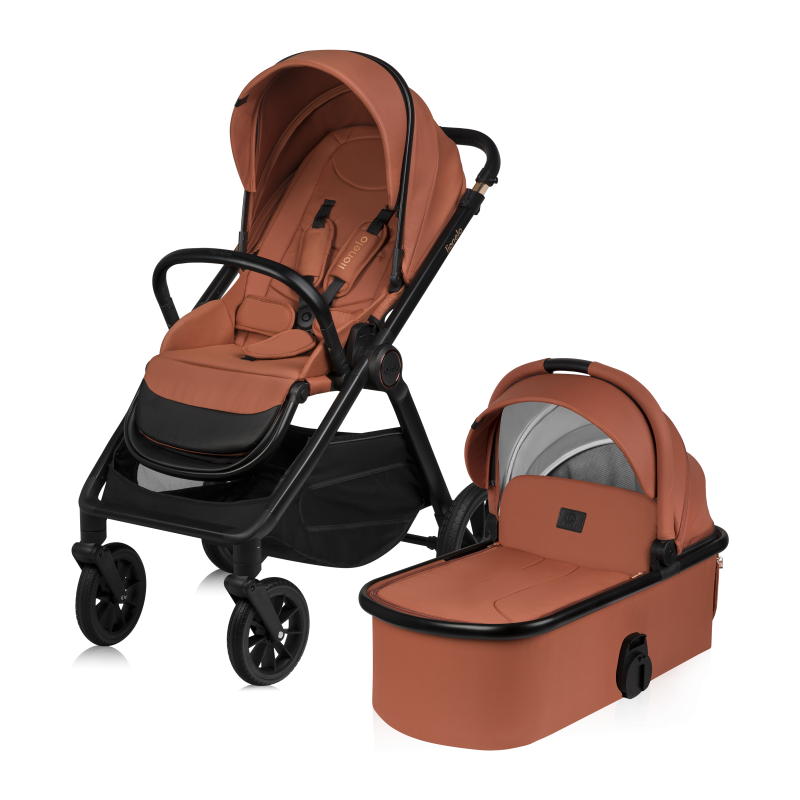 Lionelo Layla 2en1 Brown Rust — cochecito multifuncional