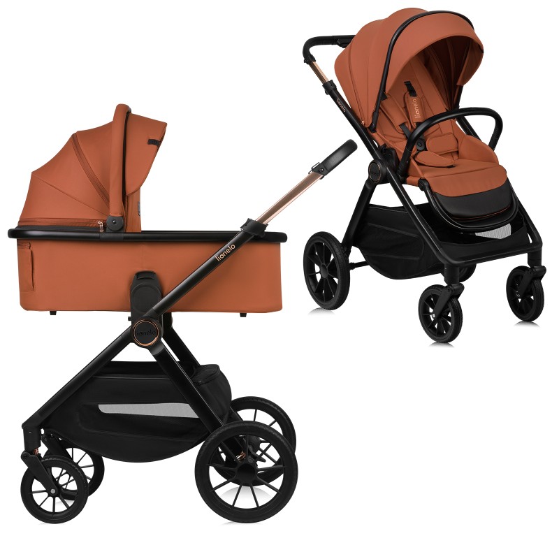 Lionelo Layla 2en1 Brown Rust — cochecito multifuncional