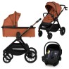 Lionelo Layla 3en1 Brown Rust — cochecito multifuncional