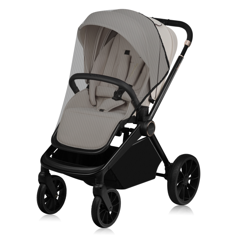 Lionelo Mika Plus 2en1 Beige Sand — Cochecito multifuncional