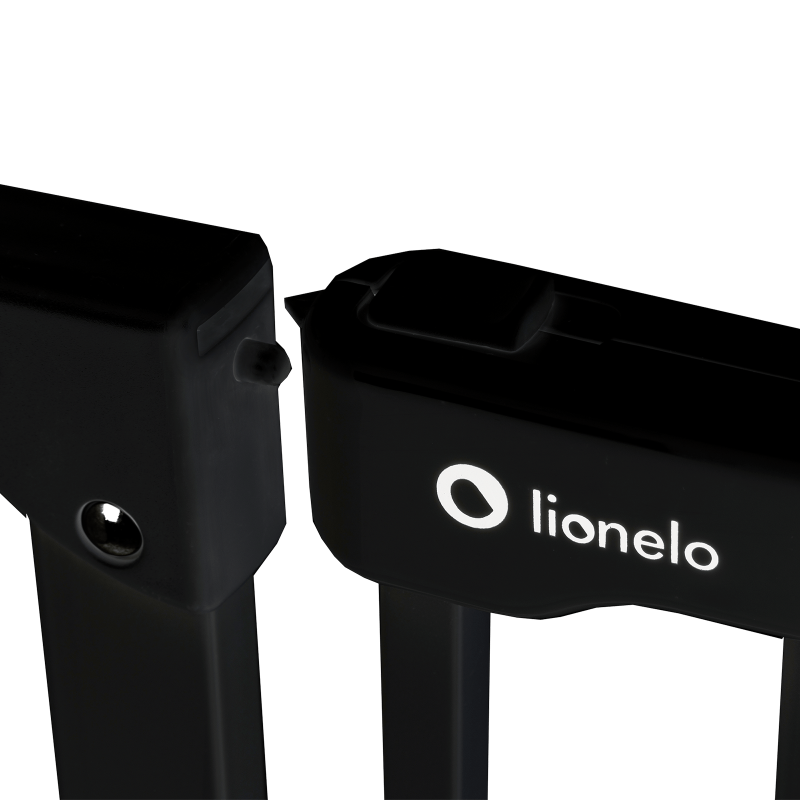 Lionelo Truus Slim Black Onyx — bramka ochronna