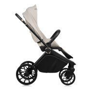 Lionelo Mika Plus 3en1 Beige Sand — carrito multifuncional con silla de coche