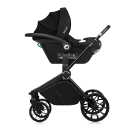 Lionelo Mika Plus 3en1 Green Olive — carrito multifuncional con silla de coche