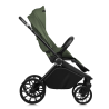 Lionelo Mika Plus 3en1 Green Olive — carrito multifuncional con silla de coche