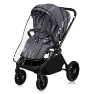 Lionelo Mika Plus 3en1 Grey Stone — carrito multifuncional con silla de coche