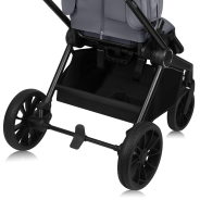 Lionelo Mika Plus 3en1 Grey Stone — carrito multifuncional con silla de coche